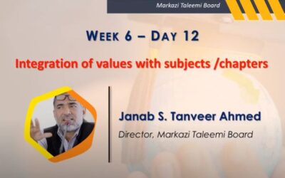 Online Teacher Education Program | Integrating Values with Subjects | Mr. Tanveer Ahmed