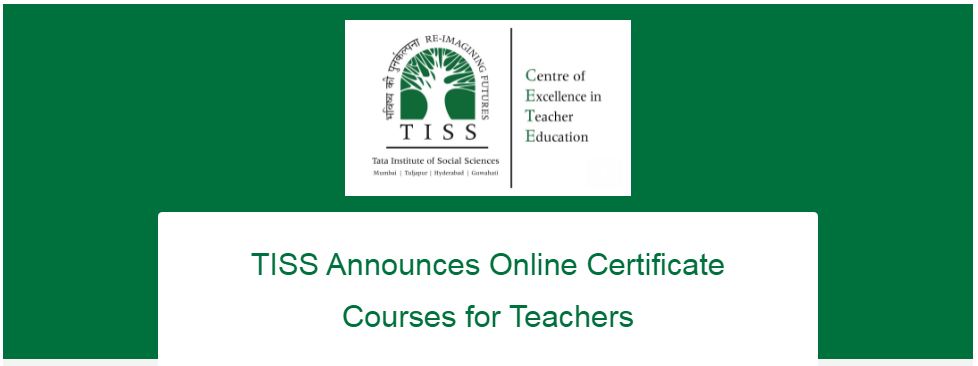 TISS Announces Online Certificate Courses for Teachers