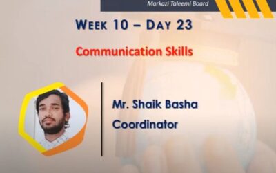 Online Teacher Education Program | Communication Skills for Teachers | Mr. S. Basha
