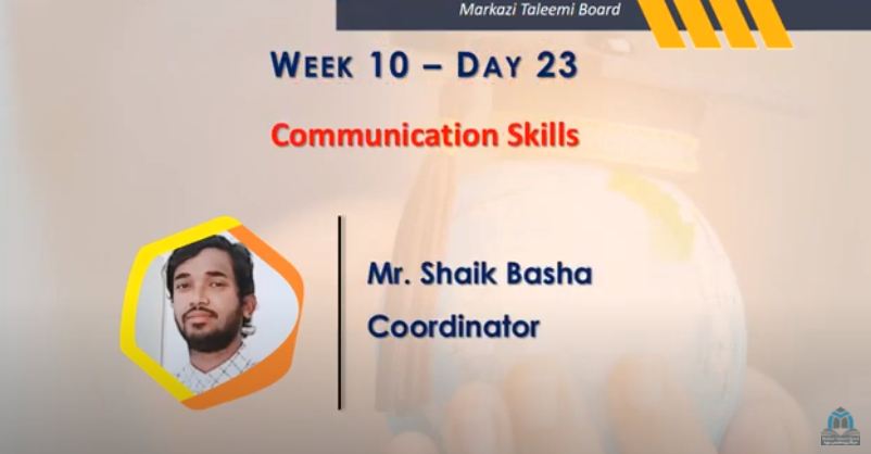 Online Teacher Education Program | Communication Skills for Teachers | Mr. S. Basha