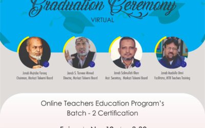 The MTB Graduation Ceremony (virtual)